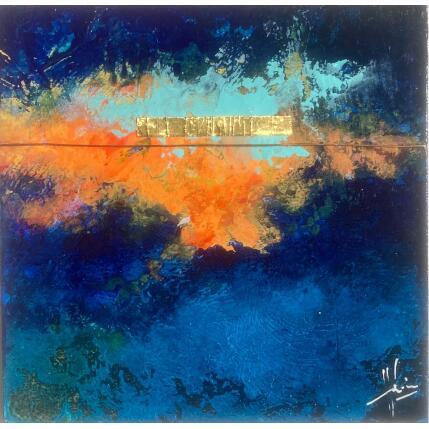 Peinture Abstraction #3603 par Hévin Christian | Tableau Abstrait Acrylique, Huile, Pastel Minimaliste