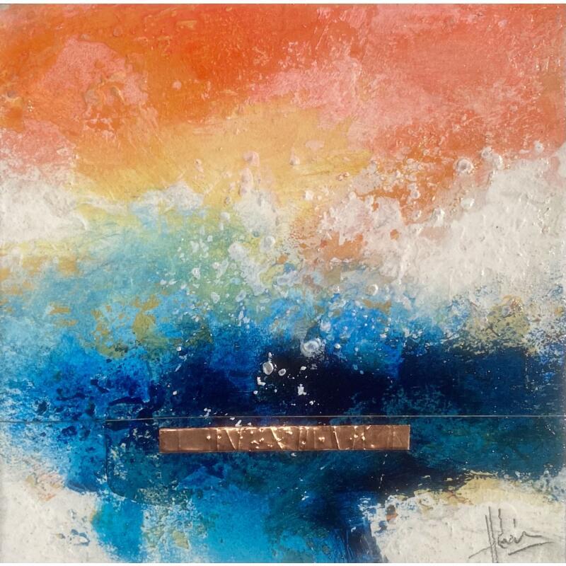 Peinture Abstraction # 3597 par Hévin Christian | Tableau Abstrait Minimaliste Huile Acrylique Pastel