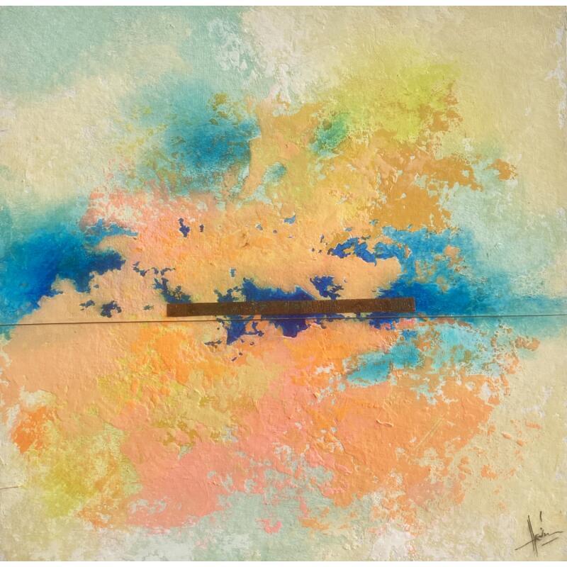 Peinture Abstraction # 3582 par Hévin Christian | Tableau Abstrait Minimaliste Huile Acrylique Pastel