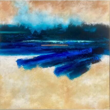 Peinture Abstraction #3605 par Hévin Christian | Tableau Abstrait Acrylique, Huile, Pastel Minimaliste