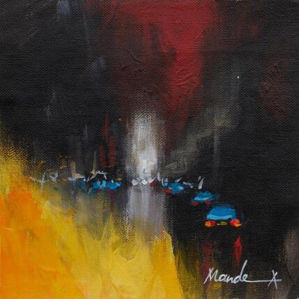 Painting Steps Towards Tomorrow by Mande | Painting Abstract Acrylic Urban