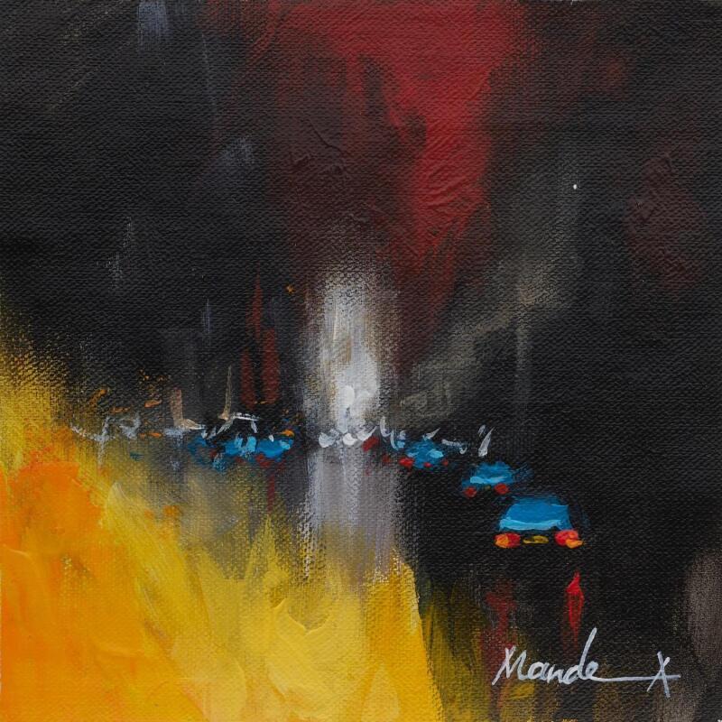 Pintura Steps Towards Tomorrow por Mande | Pintura Abstracto Urbano Acrílico