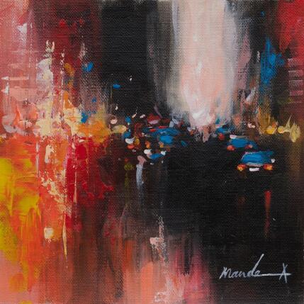Painting The Road is Yours by Mande | Painting Abstract Acrylic Architecture, Urban