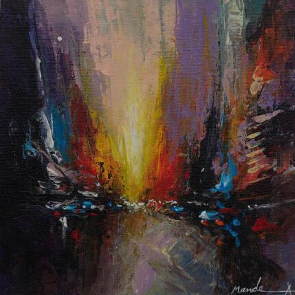 Painting Bye-Bye Sun by Mande | Painting Street art Acrylic Architecture, Pop icons, Urban