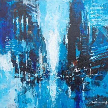 Painting Keep on Moving by Mande | Painting Impressionism Acrylic Urban