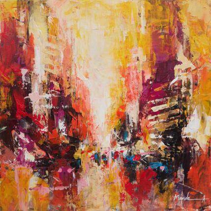 Painting Natural Light by Mande | Painting Abstract Acrylic Urban