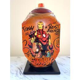 Escultura Iron King por Lemoine Mael | Escultura Pop art Acrílico, Graffiti Iconos pop