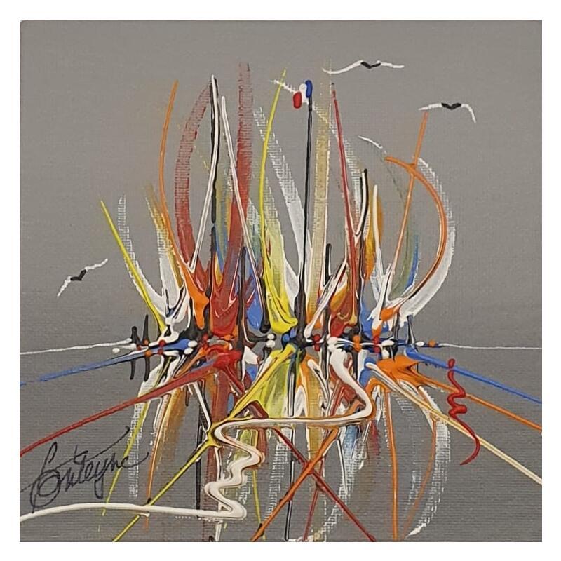 Painting Angers pulsions by Fonteyne David | Painting Figurative Acrylic