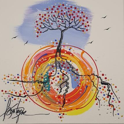 Peinture Dans ton ciel par Fonteyne David | Tableau Figuratif Acrylique