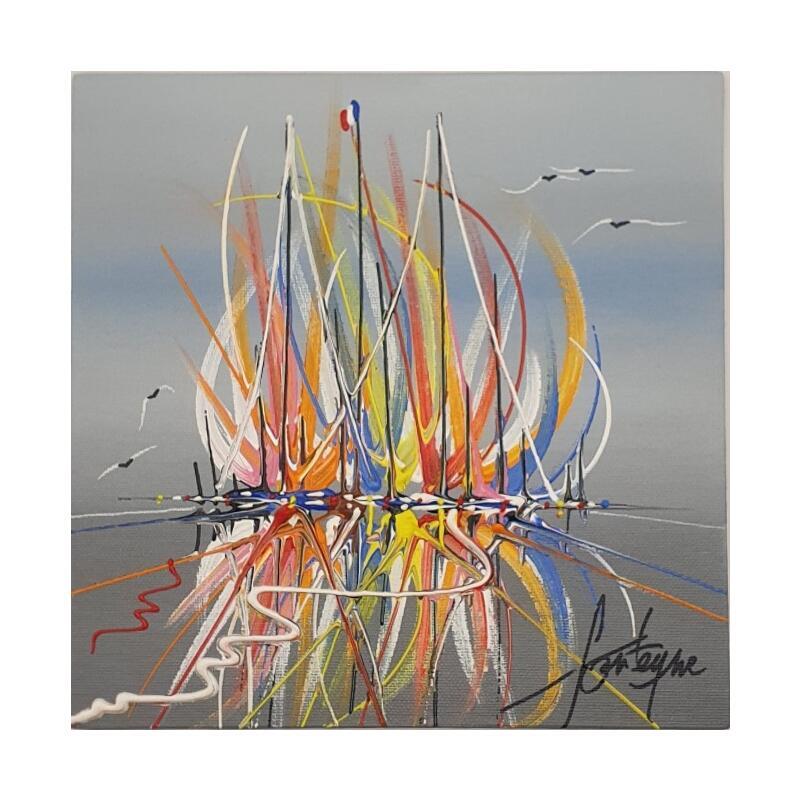 Peinture Avec toi par Fonteyne David | Tableau Figuratif Acrylique