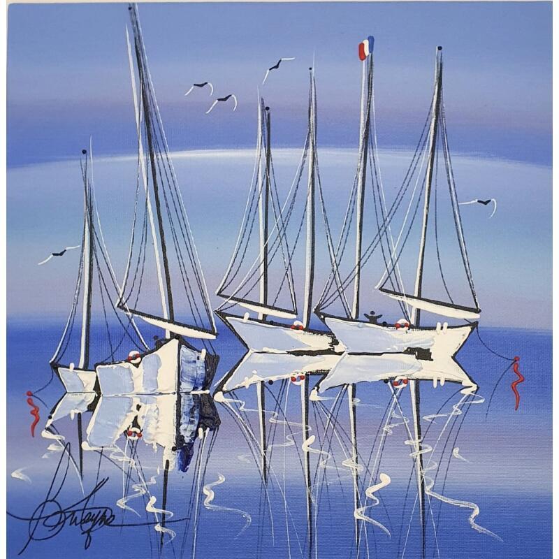 Painting Elégance maritime by Fonteyne David | Painting Figurative Acrylic