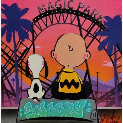 Painting Juste nous deux by Lemoine Mael | Painting Pop-art Acrylic, Graffiti Pop icons