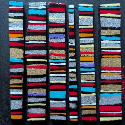 Painting Bc6 fine or chrome rouge bleu by Langeron Luc | Painting Subject matter Acrylic, Resin, Wood