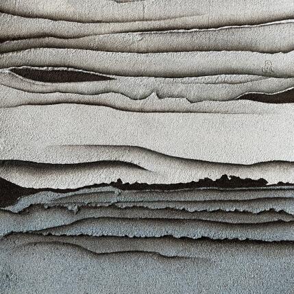 Painting Carré Bleuté 2 by CMalou | Painting Subject matter Sand Minimalist, Pop icons