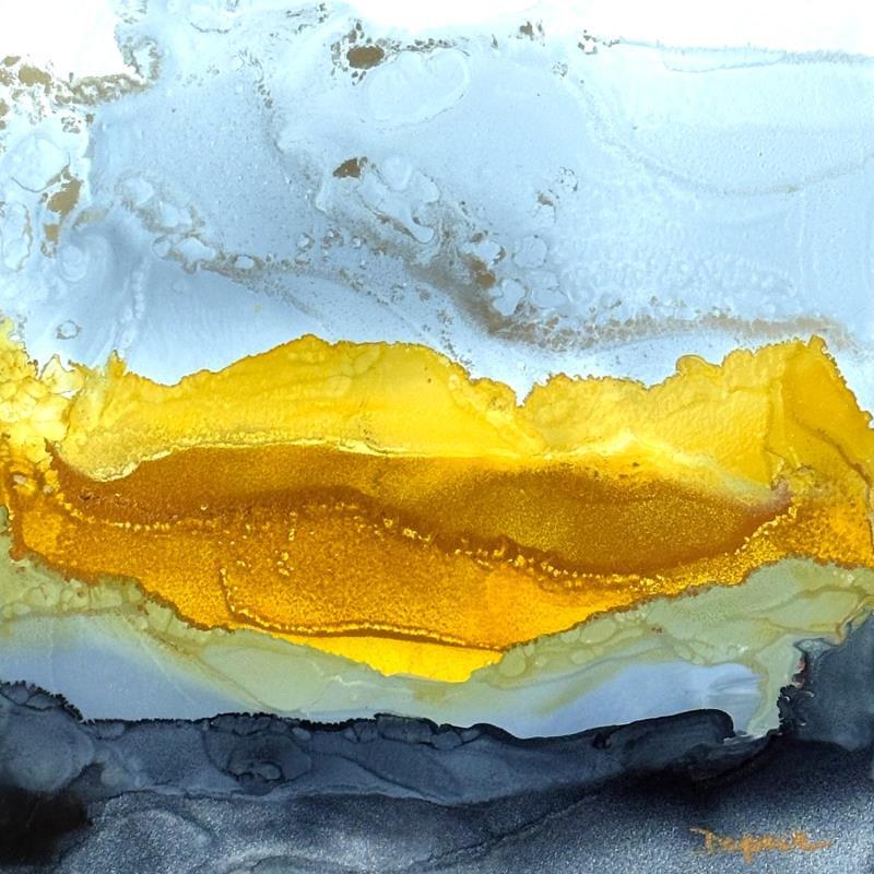 Gemälde Poesie florale2391 von Depaire Silvia | Gemälde Abstrakt Landschaften Minimalistisch Acryl