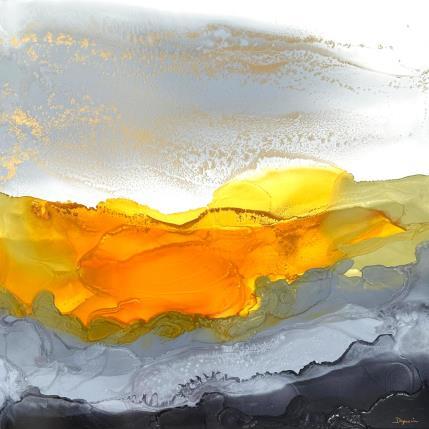 Peinture Poesie florale 2437 par Depaire Silvia | Tableau Abstrait Acrylique Minimaliste, Paysages