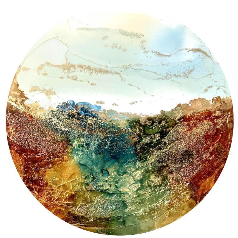 Gemälde Bronze age 2367 von Depaire Silvia | Gemälde Abstrakt Landschaften Minimalistisch Acryl