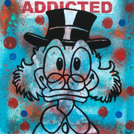 Peinture Picsou par Kikayou | Tableau Pop-art Acrylique, Collage, Graffiti Icones Pop