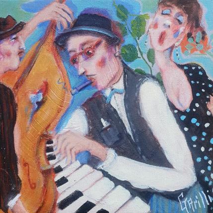 Peinture Spring trio par Garilli Nicole | Tableau Figuratif Acrylique Scènes de vie