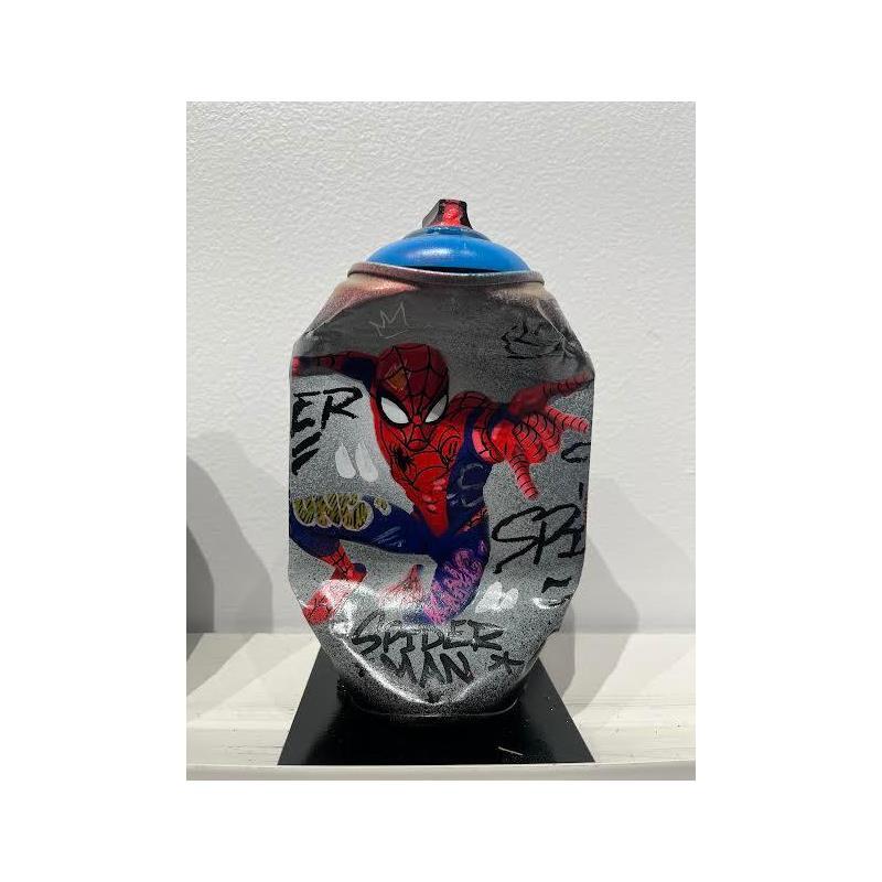 Escultura Love Speederman  por Lemoine Mael | Escultura Pop art Iconos pop Graffiti Acrílico