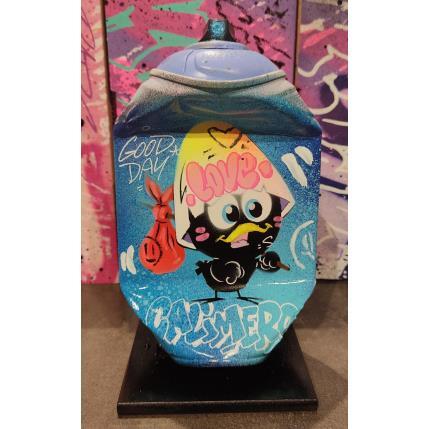 Sculpture Calimero par Lemoine Mael | Sculpture Pop-art Acrylique, Graffiti Icones Pop