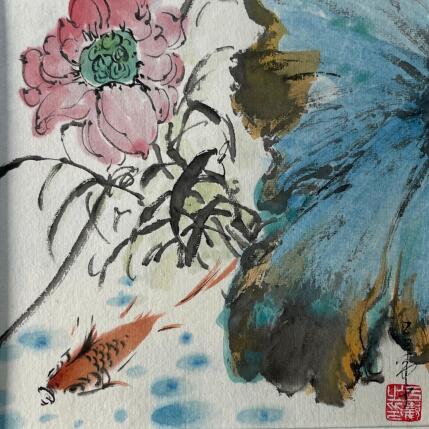 Painting Fish by Yu Huan Huan | Painting Figurative Ink, Watercolor Animals, Nature, Pop icons