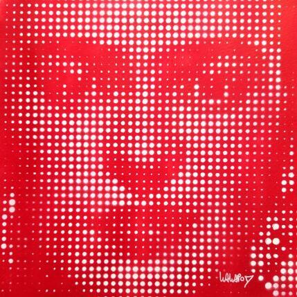 Peinture Frida Rouge regard par Wawapod | Tableau Pop-art Acrylique, Graffiti Icones Pop