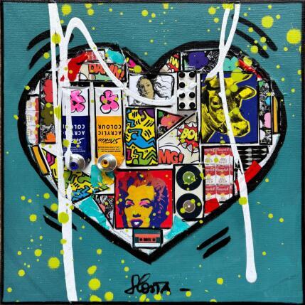 Peinture POP HE(ART) par Costa Sophie | Tableau