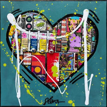 Peinture POP HE(ART) par Costa Sophie | Tableau