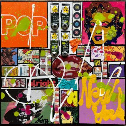 Peinture POP NY (WARHOL) par Costa Sophie | Tableau