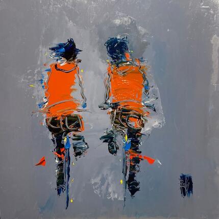 Pintura Rencontre por Raffin Christian | Pintura Figurativo Aceite Life style