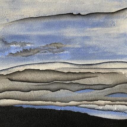 Painting Carré Lavande 2 by CMalou | Painting Subject matter Sand Minimalist