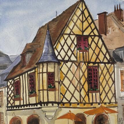 Painting Tourelle paradisiaque by Sorokopud Angelina | Painting Pop icons