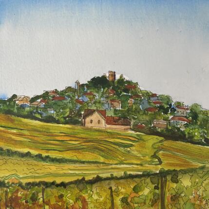 Painting La ville lointaine by Sorokopud Angelina | Painting Pop icons