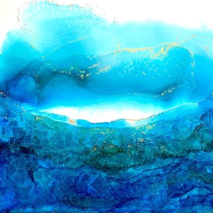 Peinture Poesie marine 2173 par Depaire Silvia | Tableau Abstrait Acrylique Marine, Paysages