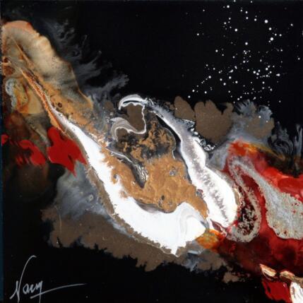 Painting C3394 by Naen | Painting Abstract Acrylic, Ink Landscapes