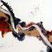 Painting C3396 by Naen | Painting Abstract Landscapes Acrylic Ink