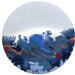 Painting C3438 by Naen | Painting Abstract Landscapes Acrylic Ink