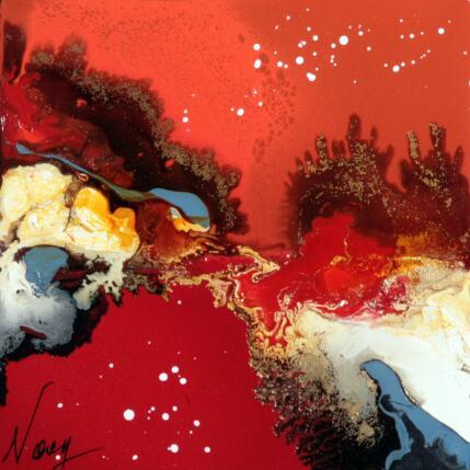 Painting C3495 by Naen | Painting Abstract Acrylic, Ink Landscapes