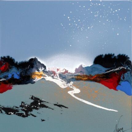 Painting C3243 by Naen | Painting Abstract Acrylic, Ink Landscapes, Pop icons