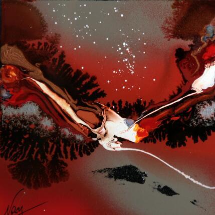 Painting C3549 by Naen | Painting Abstract Acrylic, Ink Landscapes, Pop icons