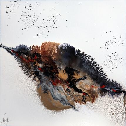 Painting C2667 by Naen | Painting Abstract Acrylic, Ink Landscapes