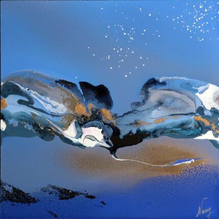 Painting C3426 by Naen | Painting Abstract Acrylic, Ink Landscapes
