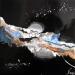 Painting C3492 by Naen | Painting Abstract Landscapes Acrylic Ink