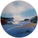 Painting C3455 by Naen | Painting Abstract Landscapes Acrylic Ink
