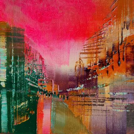 Painting Ciel fluorescent by Levesque Emmanuelle | Painting Oil