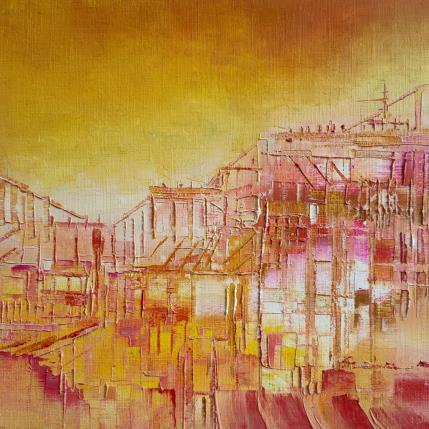 Painting Paris au soleil by Levesque Emmanuelle | Painting Oil Pop icons