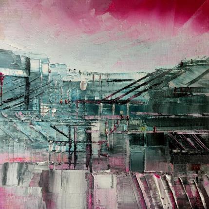 Painting Les toits de Paris by Levesque Emmanuelle | Painting Oil Pop icons