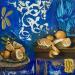 Painting Jus de citron by Romanelli Karine | Painting Figurative Still-life Acrylic Gluing Posca Pastel Paper
