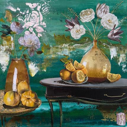 Peinture Terre du sud par Romanelli Karine | Tableau Figuratif Acrylique, Collage, Papier, Pastel, Posca Nature, Natures mortes